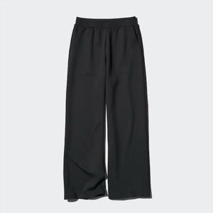 Uniqlo DRY Wide Sweatpants-Black